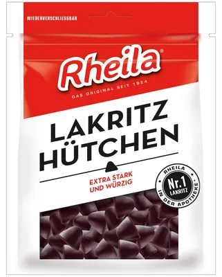 Zdjęcie produktu dla Rheila lukrecja kapelusze solone lukrecja guma krople lukrecja pastylki 90g