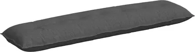 Image de vidaXL Coussin de dossier gris foncé 200 x 50 cm Tissu velours côtelé