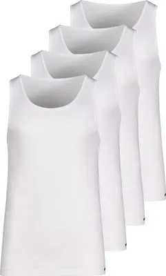 Produktbild von Skiny 4er Pack Baumwolle Advantage Unterhemd / Tanktop Ideale Passform, Aus weicher Baumwolle, Im praktischen Mehrfachpack erhältlich