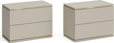 Produktbild von Nachttisch Vicco Linette Cashmere 2er Set, Model 58300