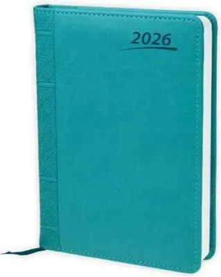 Zdjęcie produktu dla Kalendarz książkowy Trötsch, format A5, kolor niebieski, rok 2026