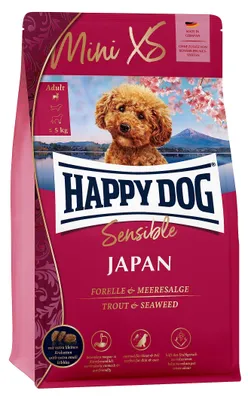 Image de Happy Dog Croquettes Sensible Mini XS Japon 300g