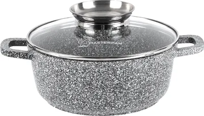 Produktbild von MASTERPAN Topf mit Deckel, 24cm, 4,5L, Antihaftbeschichtung MP2128