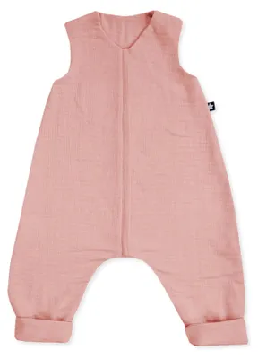 Productafbeelding van Julius Zöllner slaapoverall, jumpsuit van mousseline, 0,5 TOG, maat 104 | 100% katoenmousseline