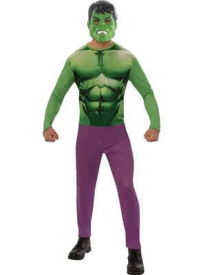 Produktbild von Hulk-Kostüm Marvel-Lizenzkostüm grün-violett