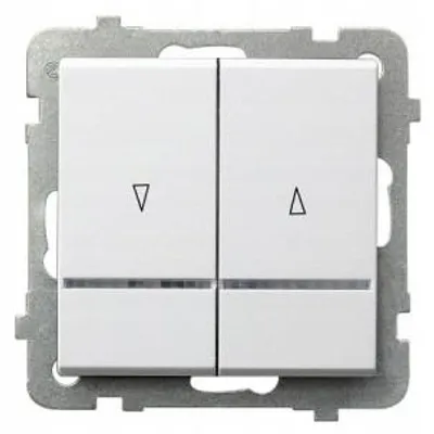 Obrázok produktu pre Ospel ŁP-7RS/m/00, Biela, IP20, 250 V, 10 A, 71 mm, 42 mm