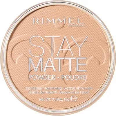 Produktbild von Rimmel Stay Matte Pressed Powder, Jeder Hauttyp, Silky Beige, Behälter, Gepresstes Puder, Matte, 14 ml