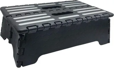 Produktbild von Famanu Klappbare Tragbare Tritthocker mit Antirutsch-Oberfläche - Ideal für Küche und Bad