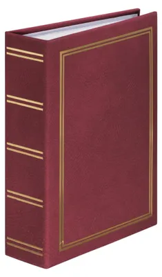 Zdjęcie produktu dla Hama London, Czerwony, 100 ark., 13 x 18, Okładka jednorodna, Poliuretan, 145 mm