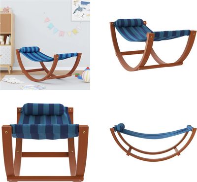 vidaXL Hojdacia sieť pre deti Blue Stripes Fabric - Hojdacia sieť pre deti - Hojdacie siete pre deti - Hojdacia sieť - Hojdacie siete
