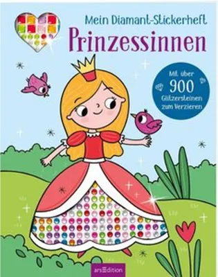 Produktbild von Mein Diamant-Stickerheft - Prinzessinnen