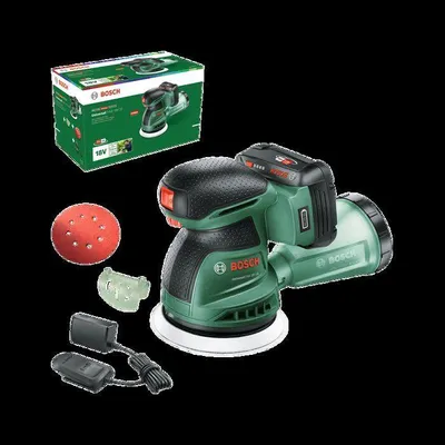 Produktbild von Exzenterschleifer, BOSCH UniversalOrbit 18V-20, 18V, 125mm, 1 Batterie 2,0 Ah + Ladegerät, Akku-Exzenterschleifer