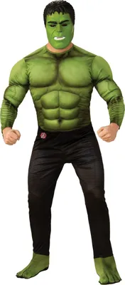 Produktbild von Hulk - "Deluxe" Kostüm - Herren BN5076 (Standardgröße) (Grün)