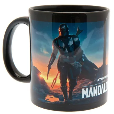 Imagen del producto de Taza Mandalorian Night Fall Star Wars Cerámica 310 mls