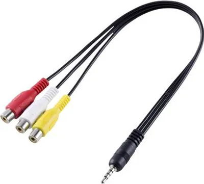 Produktbild von SpeaKa Professional AV Audio, Video Adapter [1x Klinkenstecker 3.5 mm