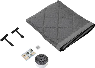 Obrázek produktu pro Magnetický tepelně izolační závěs, odolný materiál, snadná instalace, šedý, 335 X 807in