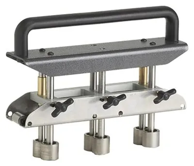 Produktbild von Biegemaschine mit 3 Stationen - Metallbiegewerkzeug - V-förmige Rolle - Biegehöhe 13-130 mm