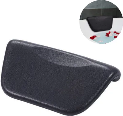 Produktbild von Badewannenkissen, PolyurethanBadekissen mit Saugnäpfen, Nackenkissen Kopfstütze für Badewanne Spa Whirlpool, Ergonomische Kopfstütze Kopf, Hals, Rücken und Schultern