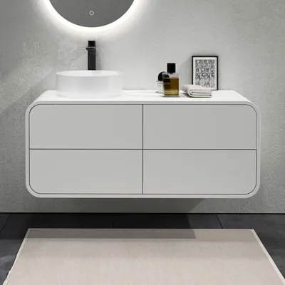 Produktbild von Pure Arc Waschtischunterschrank 120 cm, Waschtisch links