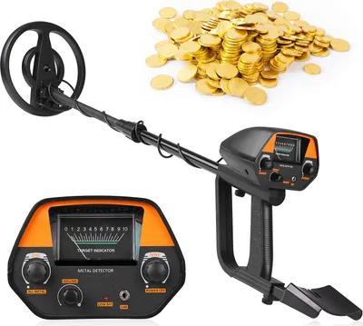 Obrázek produktu pro Detektor kovů pro začátečníky a děti Detektory zlata Treasure Hunter Tracker Seeker Detektor kovových obvodů Ground Nugget Detector Gold Digger Treasure Hunter Nástroj pro detekci kovů