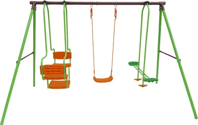 Produktbild von Kinderschaukel aus Stahl "Eva" - 1,96 m - 3 Elemente