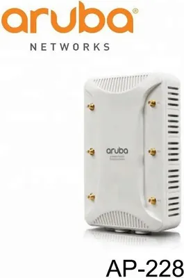 Immagine prodotto di HPE Aruba Networking AP-228, 2.4 GHz, 5 GHz, 1300 Mbit/s, 10,100,1000 Mbit/s
