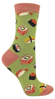 Produktbild von Miss Sparrow - Damen Bambus-Socken mit Sushi-Motiv Lustige & weiche Motivsocken