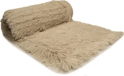 Obrázek produktu pro Pletené Minky Long Hair, Shaggy, Shaggy (45 mm) Světle béžová 50x160 cm