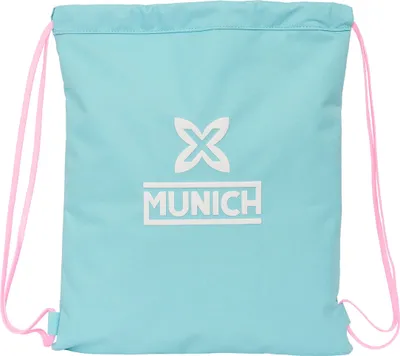 Produktbild von Rucksacktasche mit Bändern Munich Heaven Himmelsblau 35 x 40 x 1 cm