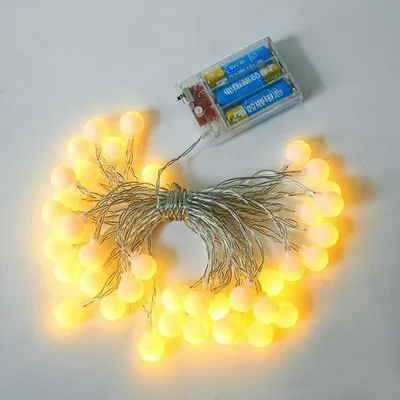 Zdjęcie produktu dla Xtraworks - Wróżki - girlanda świetlna LED - 20 kul LED - dekoracja ogrodu - zasilana bateryjnie - 3 metry (ciepła biel)