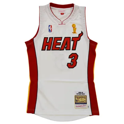 Immagine prodotto di Basketbalový dres Jersey Mitchell & Ness Miami Heat #3 Dwayne Wade Final Jersey white - L