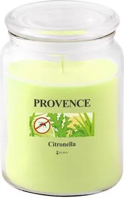 Immagine prodotto di Candela In Vetro Con Coperchio 510G, Citronella
