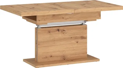 Produktbild von Couchtisch >CORTADO< ausziehbar bis 150cm, höhenverstellbar bis 74cm, in Artisan Eiche Nachbildung - 110/150x59/74x70cm (BxHxT)