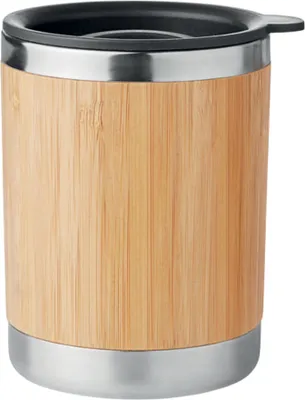 Image de MidOcean - Gobelet "Lokka", couvercle, bambou, 250ml MO406 (taille unique) (bois)