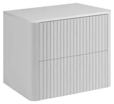 Produktbild von Badezimmerschrank 60, Weiß, Platte weiß, 60,8 x 44,2 x 50 cm