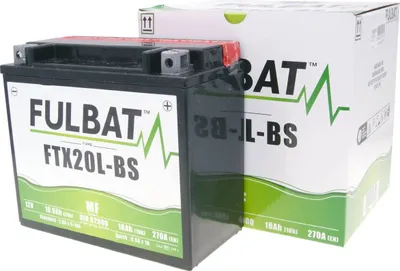 Obrázek produktu pro Baterie FULBAT FUL MF - FTX20L-BS / YTX20L-BS (suchá, bezúdržbová, včetně kyseliny)