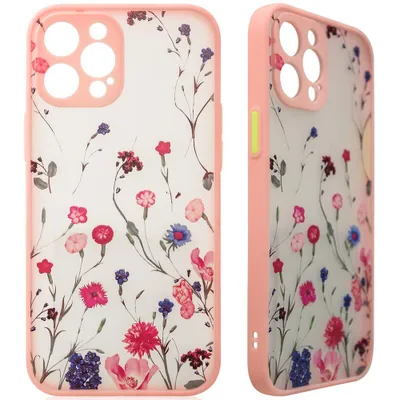 Obrázek produktu pro Designové Pouzdro Pro Iphone 12 Pro Max Floral Cover Pink