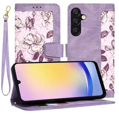 Obrázok produktu pre Techsuit FlipCraft puzdro pre Samsung Galaxy A25 5G - Elegantná ochrana v fialovej KP36732