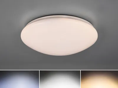Produktbild von LED Deckenleuchte rund mit Fernbedienung dimmbar Tageslichtlampe Küche, Ø 38cm