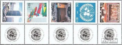 Produktbild von Briefmarken UNO - New York 2007 Mi 1057-1061 Zehnerblock (kompl.Ausg.) postfrisch Grußmarken