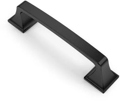 Obrázek produktu pro Sada úchytů na nábytek Ibenzoa® (10 kusů) – rozteč otvorů 96 mm, zinková slitina, černá barva, rozměry 118 x 22 x 29 mm – vhodné pro skříně, dveře a zásuvky