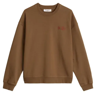 Produktbild von Marc OߴPolo Denim Damen Crayfish Sweatshirt aus Baumwolle Oversize Fit, Brau