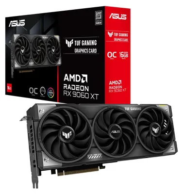 Image de ASUS TUF Gaming TUF-RX9060XT-O16G-GAMING AMD Radeon RX 9060 XT 16 Go GDDR6