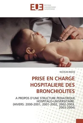 Immagine prodotto di Prise En Charge Hospitaliere Des Bronchiolites