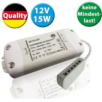 Produktbild von Starlicht SELF LED Trafo SLT15-12V – 15 W, 12 V DC, inkl. 6-fach Verteiler (Konstantspannung)