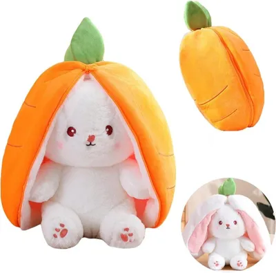 Produktbild von Plüschfigur Wendeblüch Hase Karotte