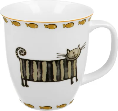 Produktbild von DUO ANIMALS Becher 650 ml CLASSIC CATS New Bone China Porzellan