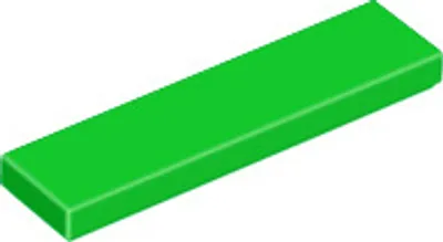 Image de 50 pièces LEGO, pièce c. 2431, vert vif