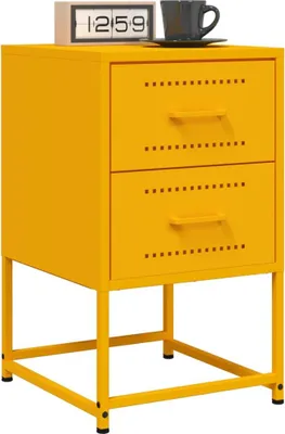Produktbild von VidaXL 846465, Gelb, Stahl, 360 mm, 390 mm, 605 mm, 2 Stück(e)