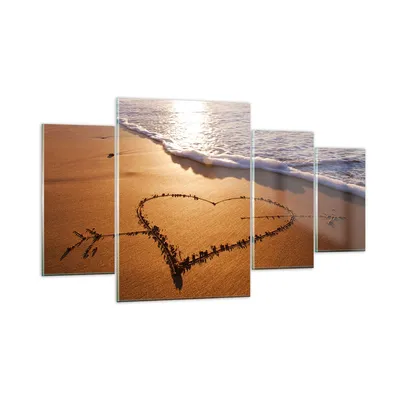Produktbild von Bilder auf glas - Sommer Meer Sand Strand - 160x90cm - Glasbilder - Wandbilder - Kunstdruck - zum Aufhängen bereit - Wanddekoration aus Glas - Glas Bilder - Wandbild auf Glas - GDL160x90-3163